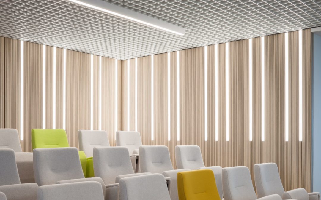 Blatantly Bold or Quietly Hiding in Plain Sight: Perforated Acoustical Panels