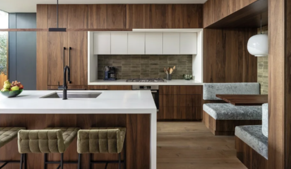 Austin’s Stealth House featuring Shinnoki Smoked Walnut